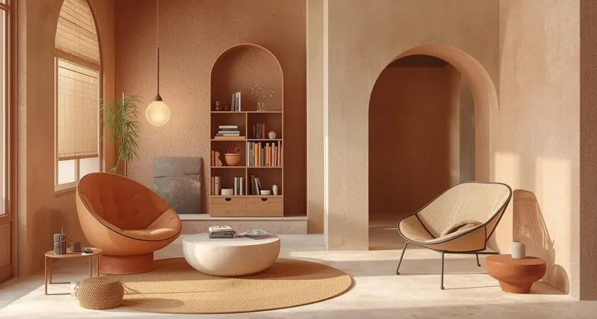 🌿 Paletas cálidas, curvas orgánicas y materiales con alma: la nueva era de la decoración de interiores